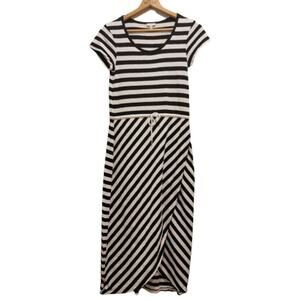 Striped Wrap Dress